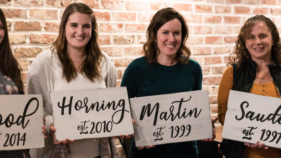 Sign Workshop at New Holland Coffee Co.