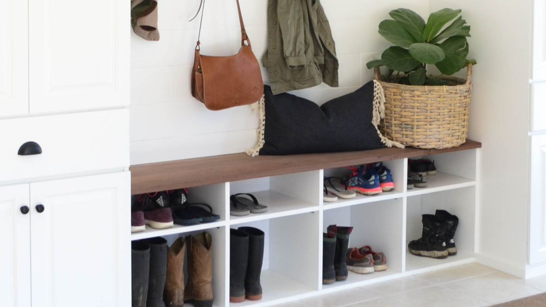 Our mudroom cabinets