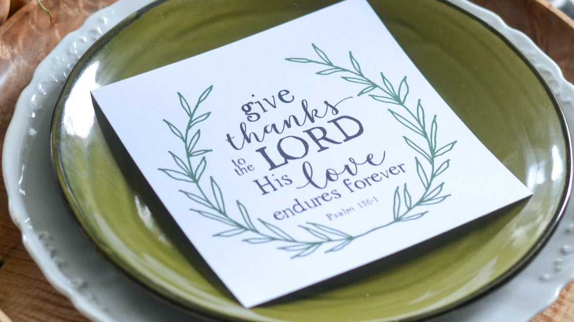 Free Thanksgiving printable