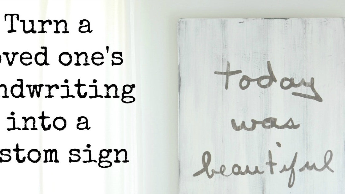 Handwriting Memory Signs