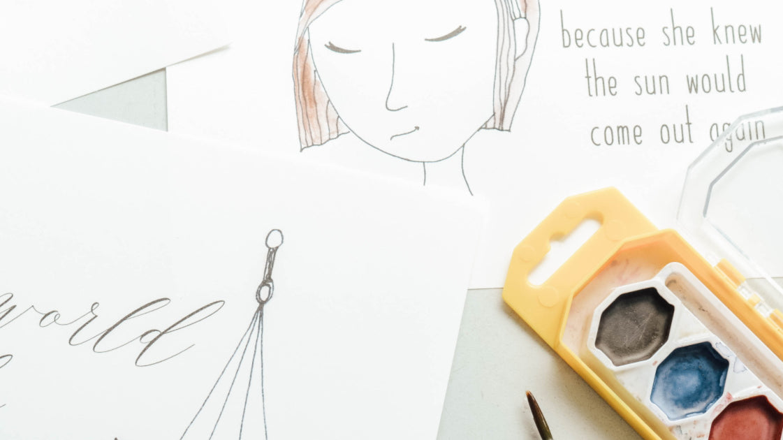 Free watercolor pages!