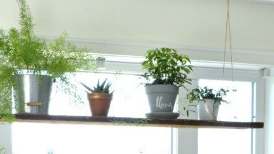 How to create a hanging shelf