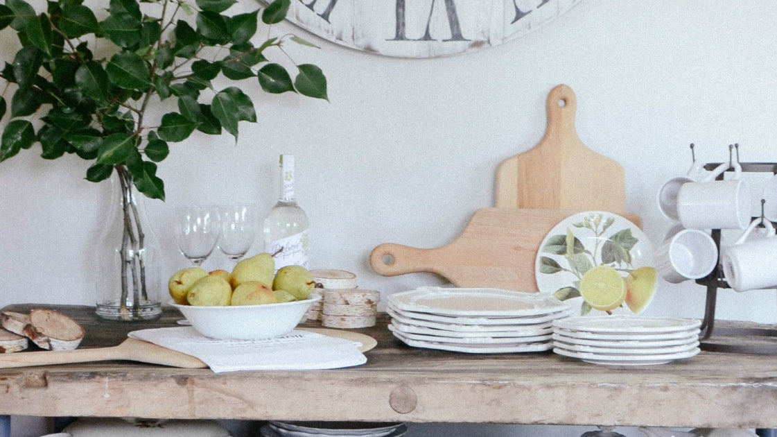 Buffet table makeover