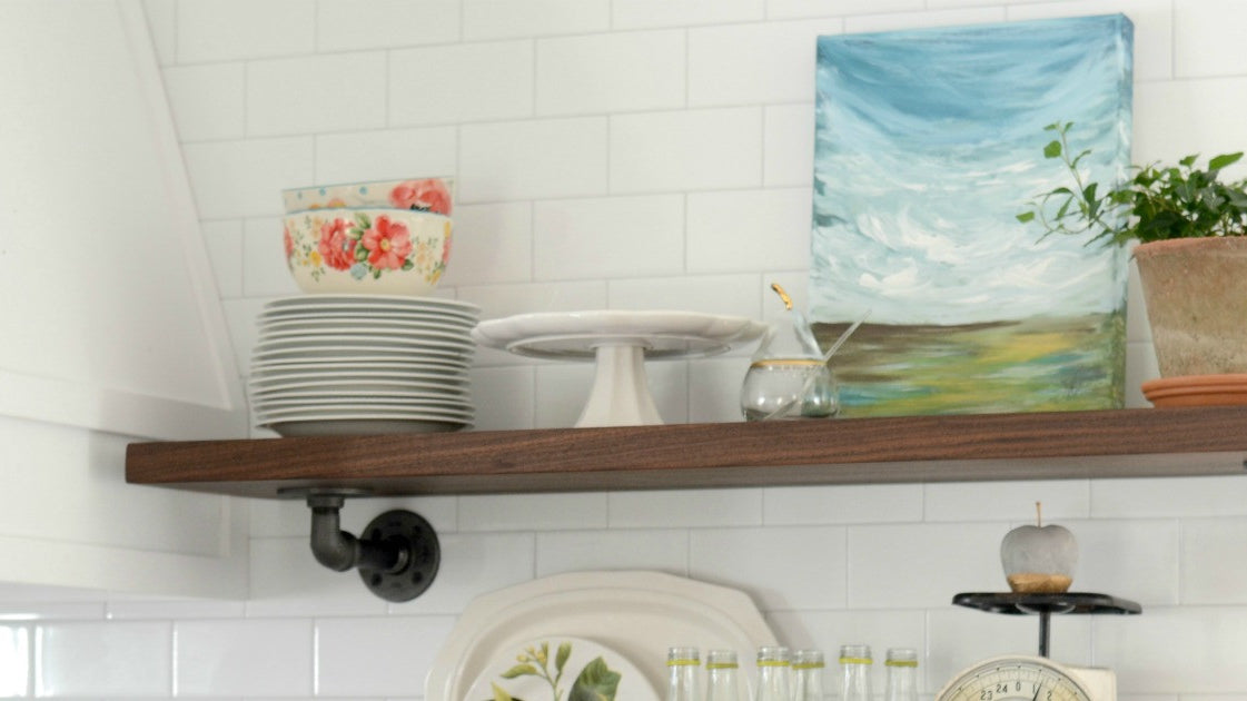 Reclaimed Wood Shelves