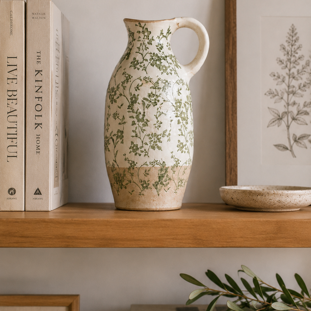 Cottage Garden Pitcher Vase - Aimee Weaver Designs