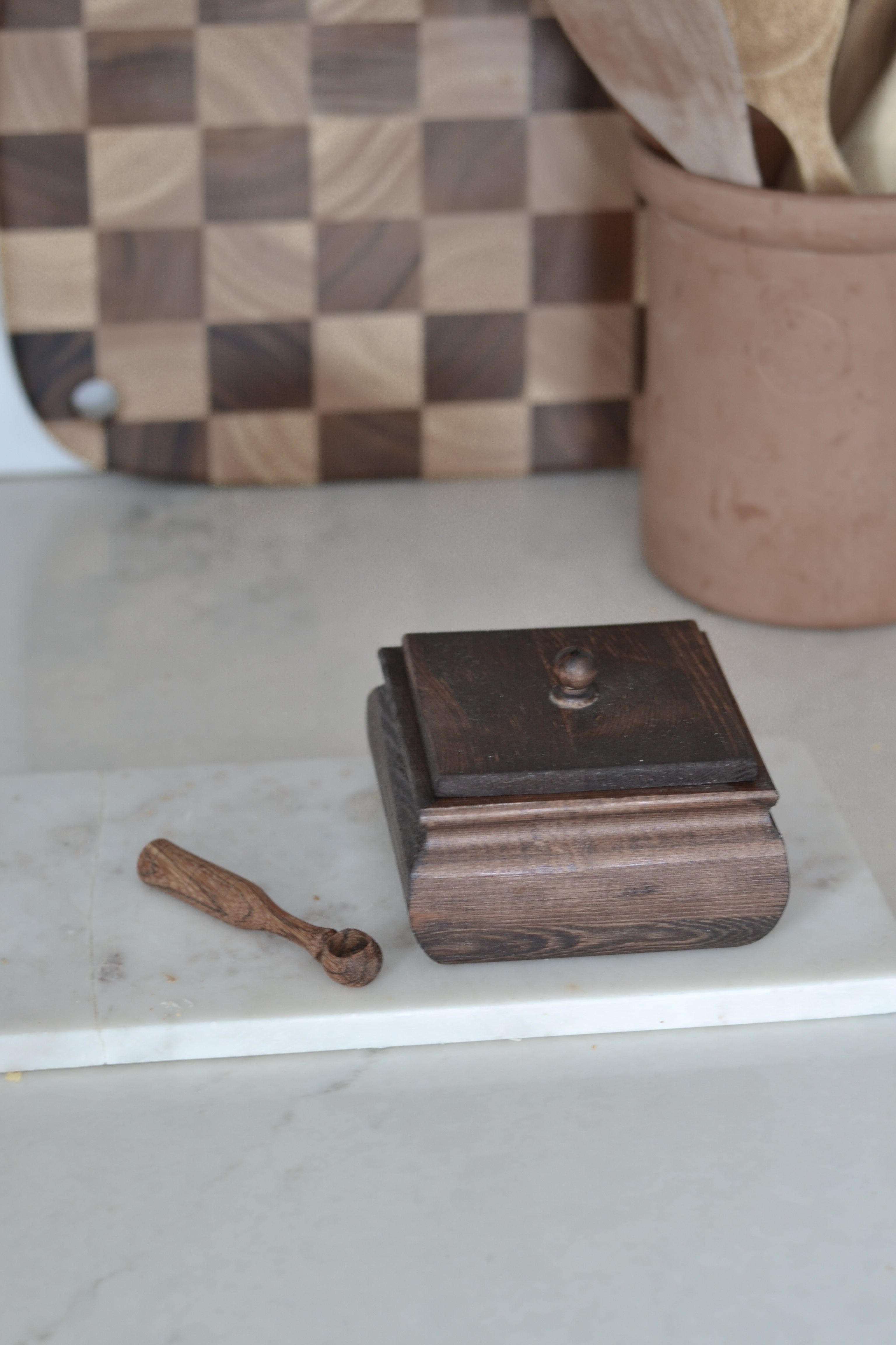 Wooden Box With Lid - Aimee Weaver Designs