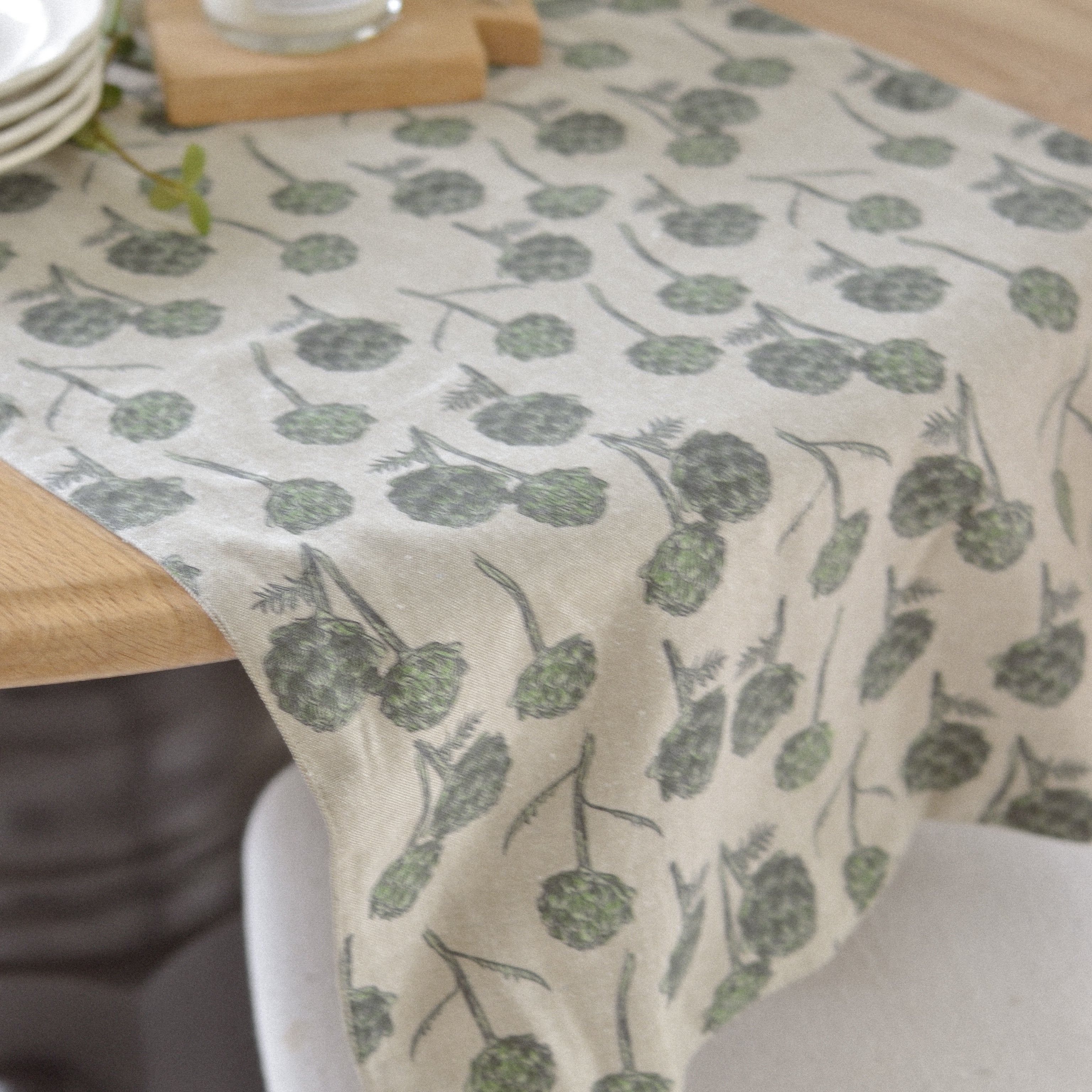 Artichoke Table Runner - Aimee Weaver Designs