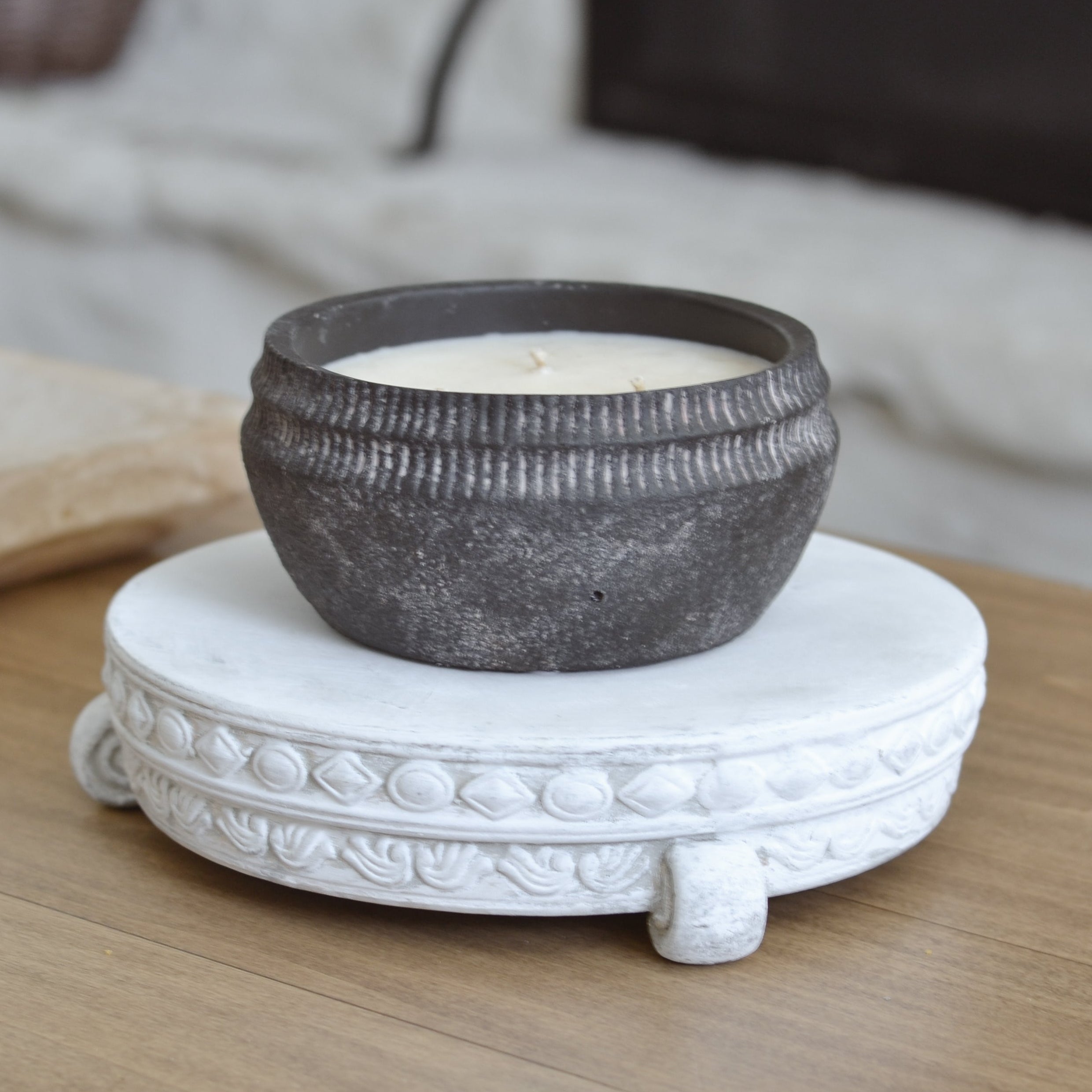 Concrete Pedestal - Aimee Weaver Designs