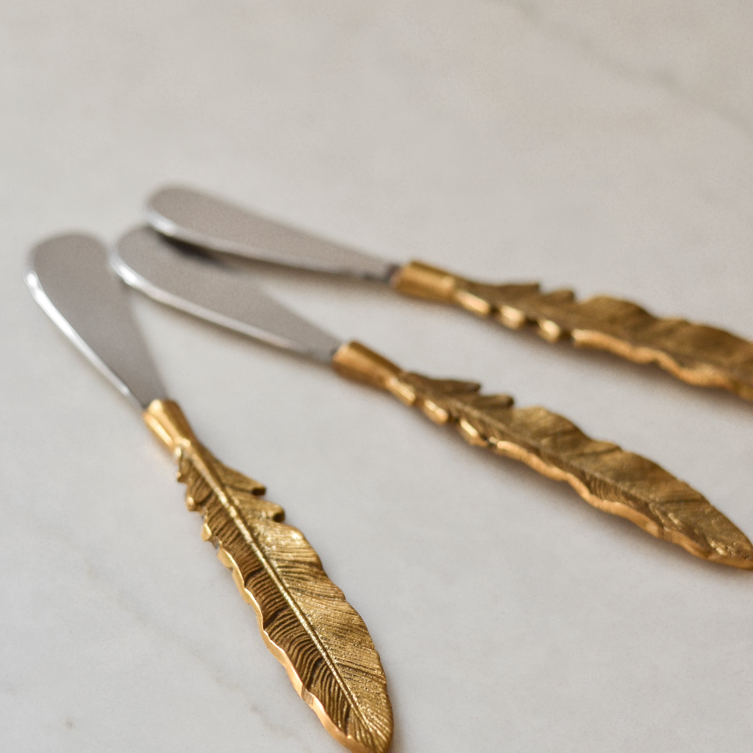 Brass Leaf Spreader - Aimee Weaver Designs