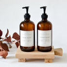 Amber Glass Soap Dispenser - Aimee Weaver Designs
