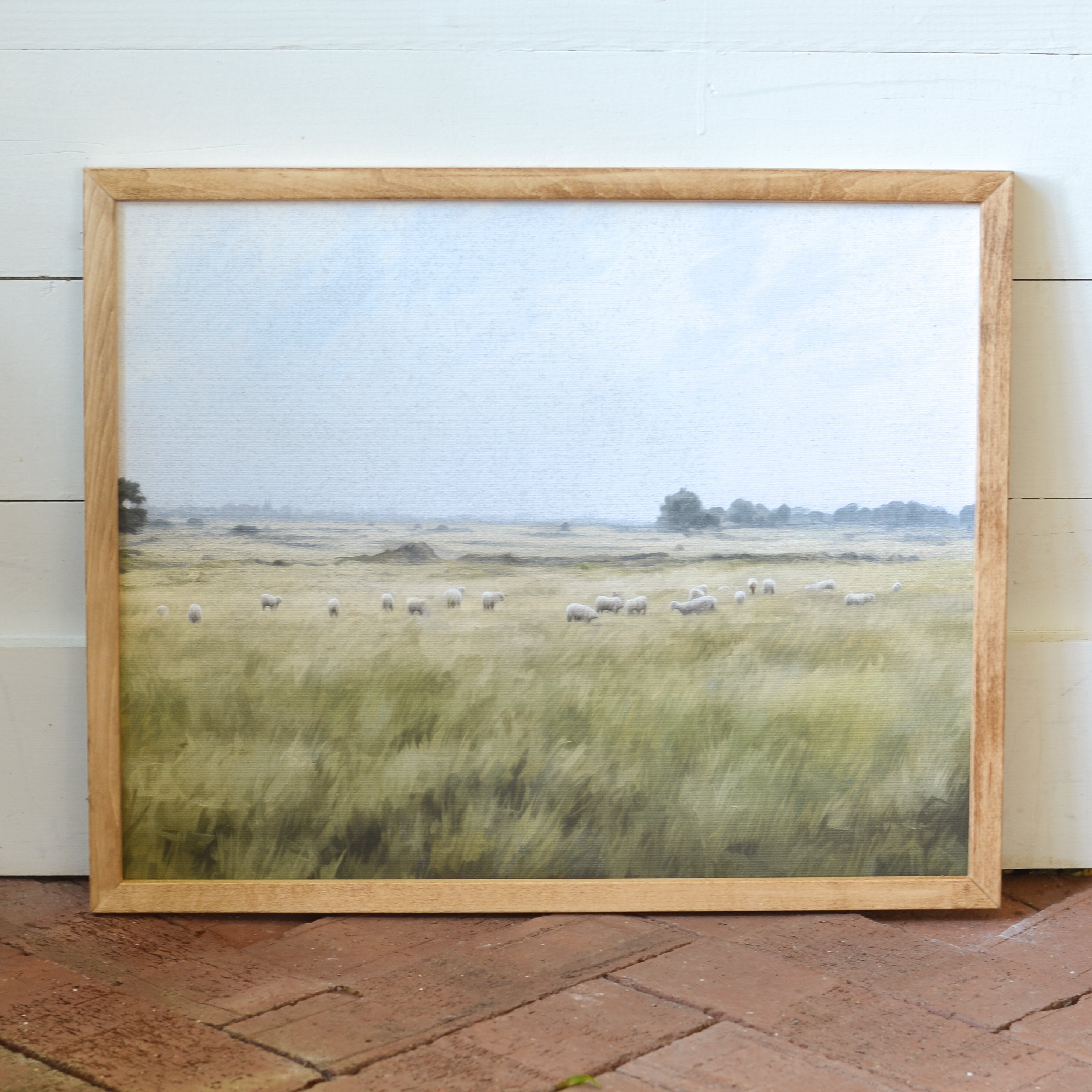 Sheep In The Meadow | Framed Art - Aimee Weaver Designs
