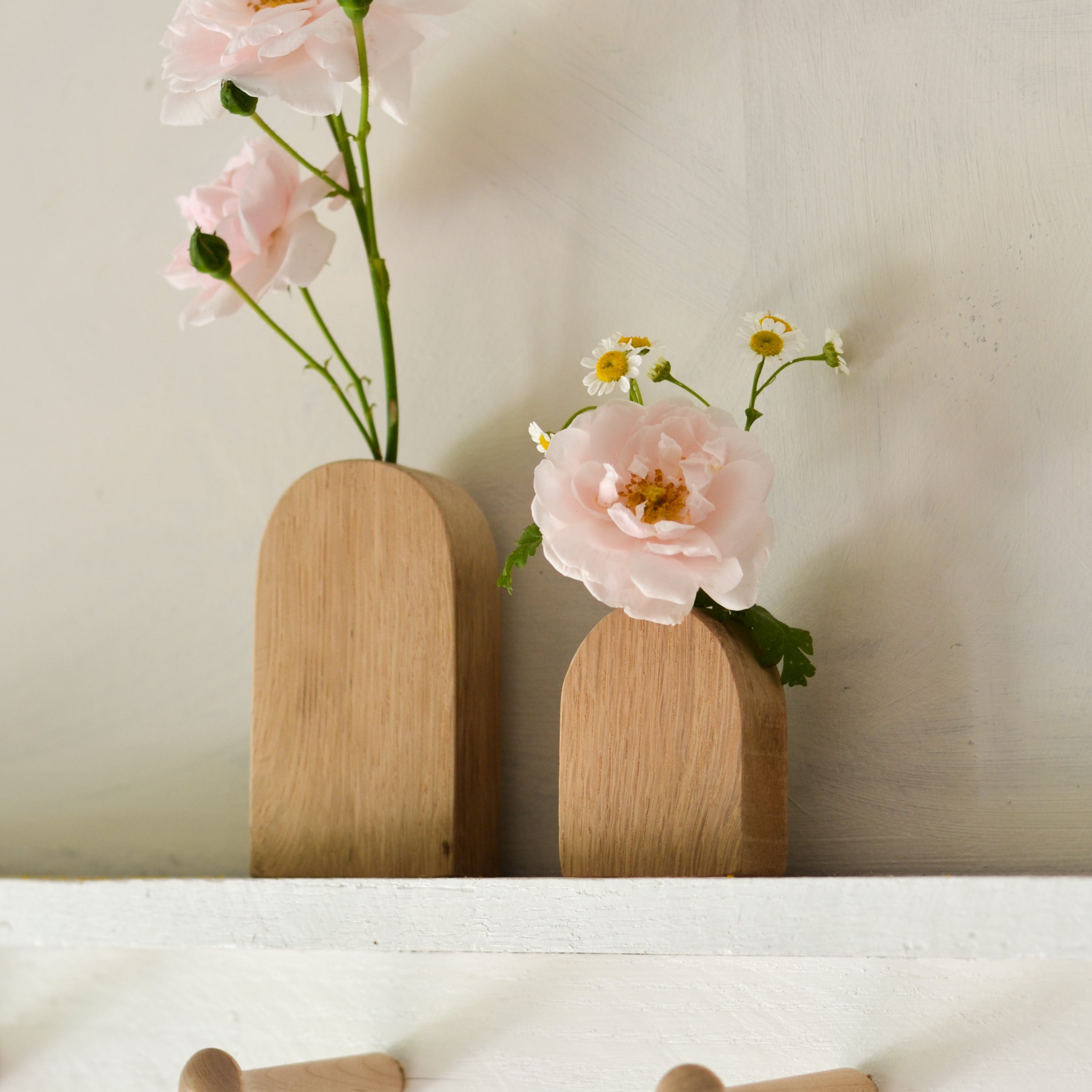 Wood Arched Bud Vases - Aimee Weaver Designs