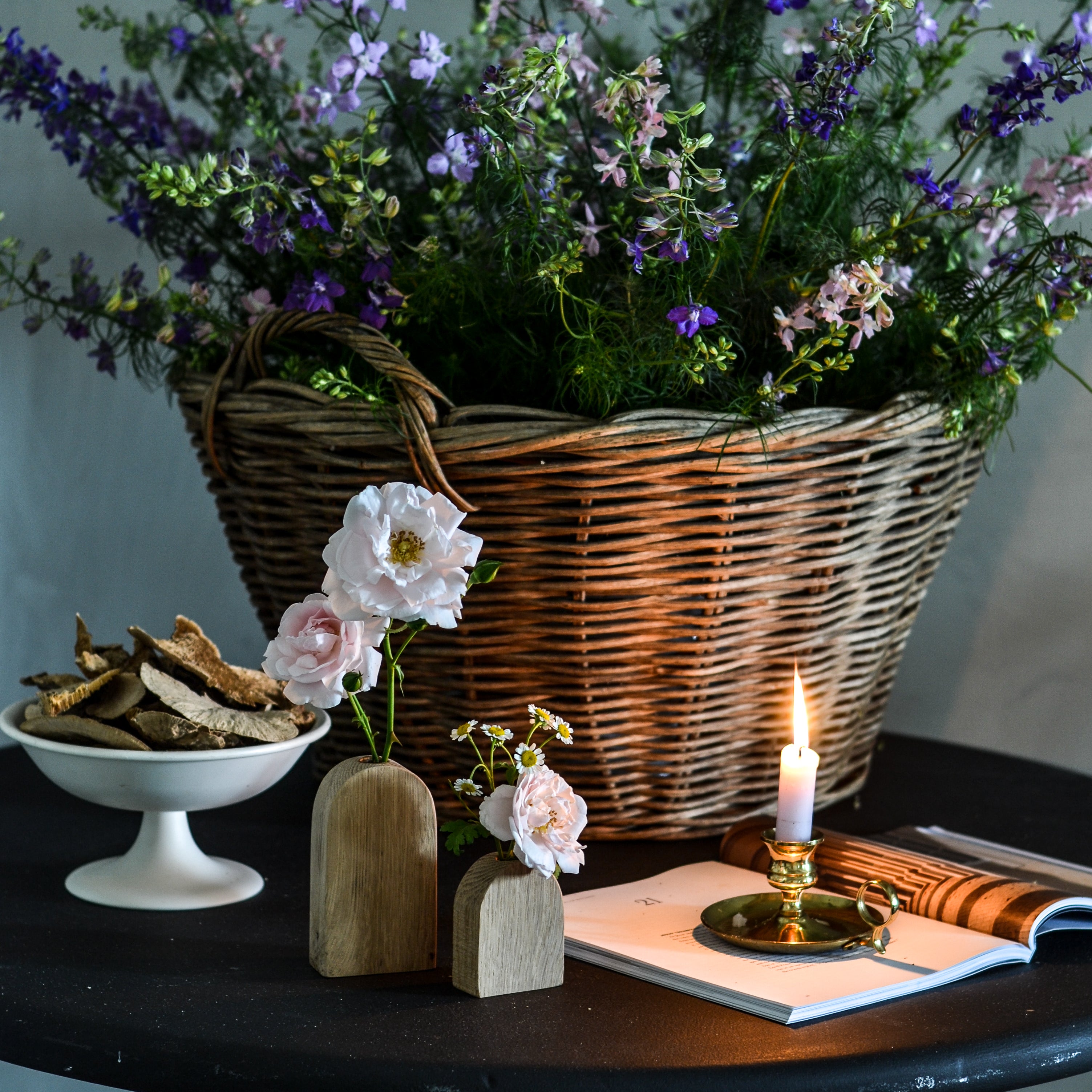 Wood Arched Bud Vases - Aimee Weaver Designs