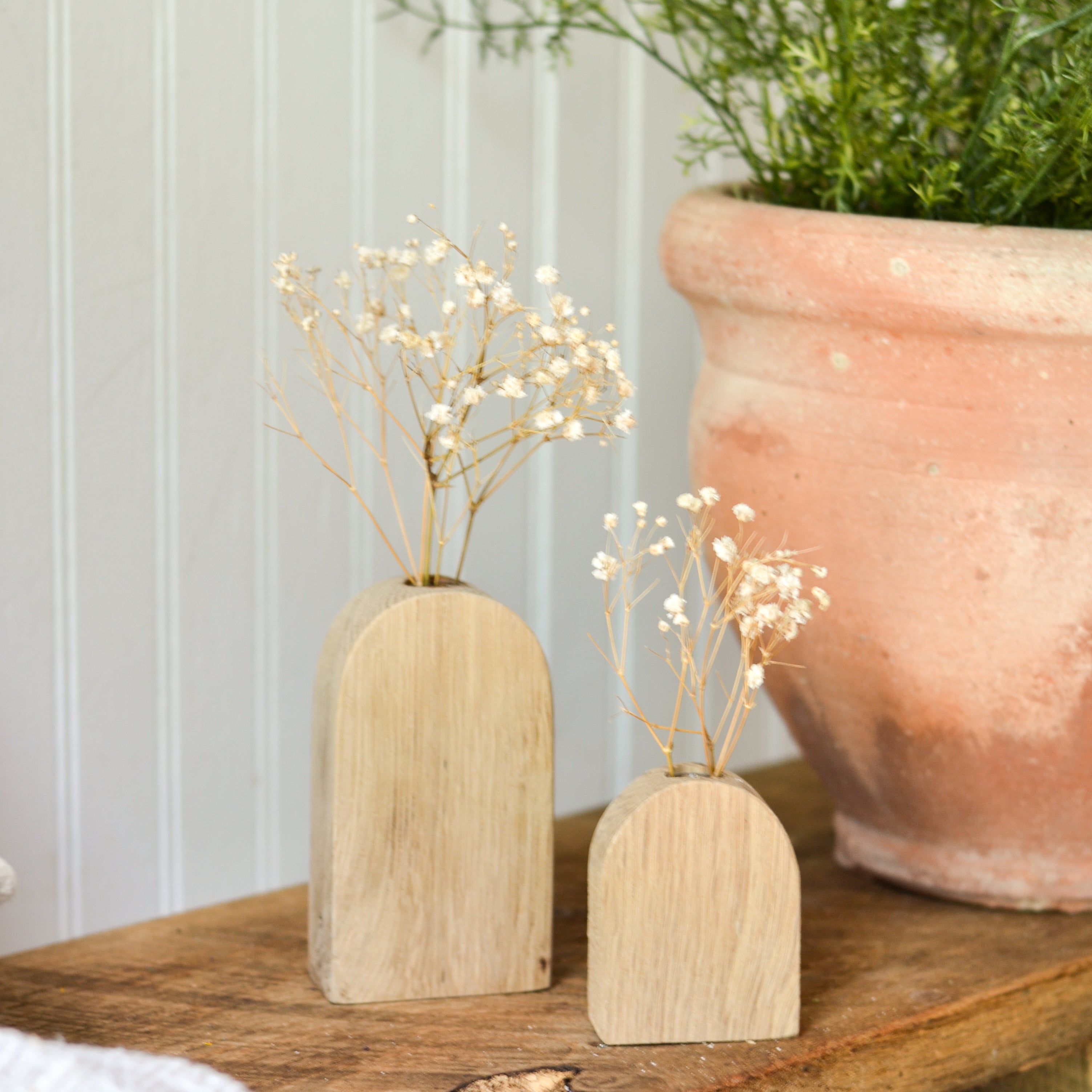 Wood Arched Bud Vases - Aimee Weaver Designs