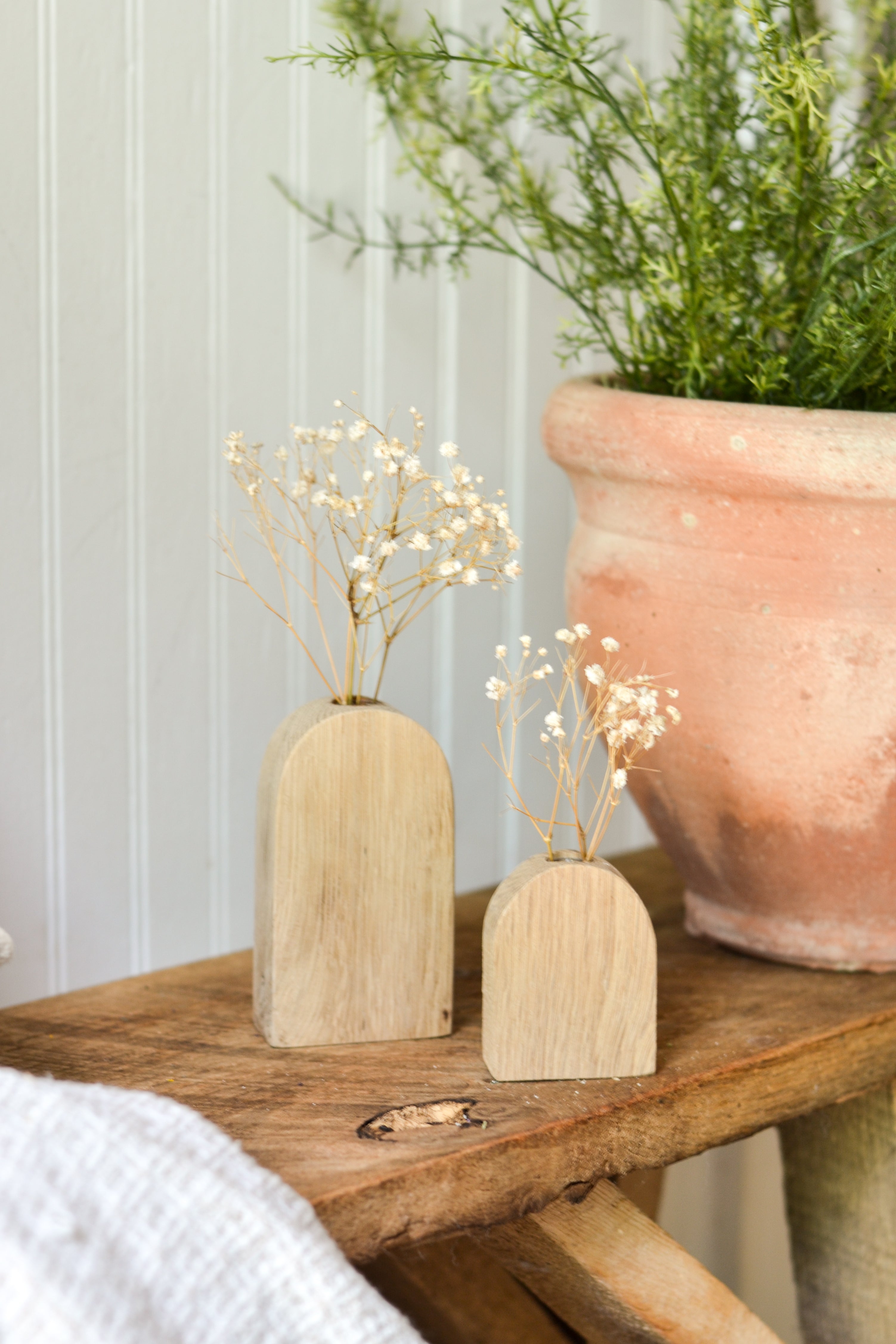 Wood Arched Bud Vases - Aimee Weaver Designs