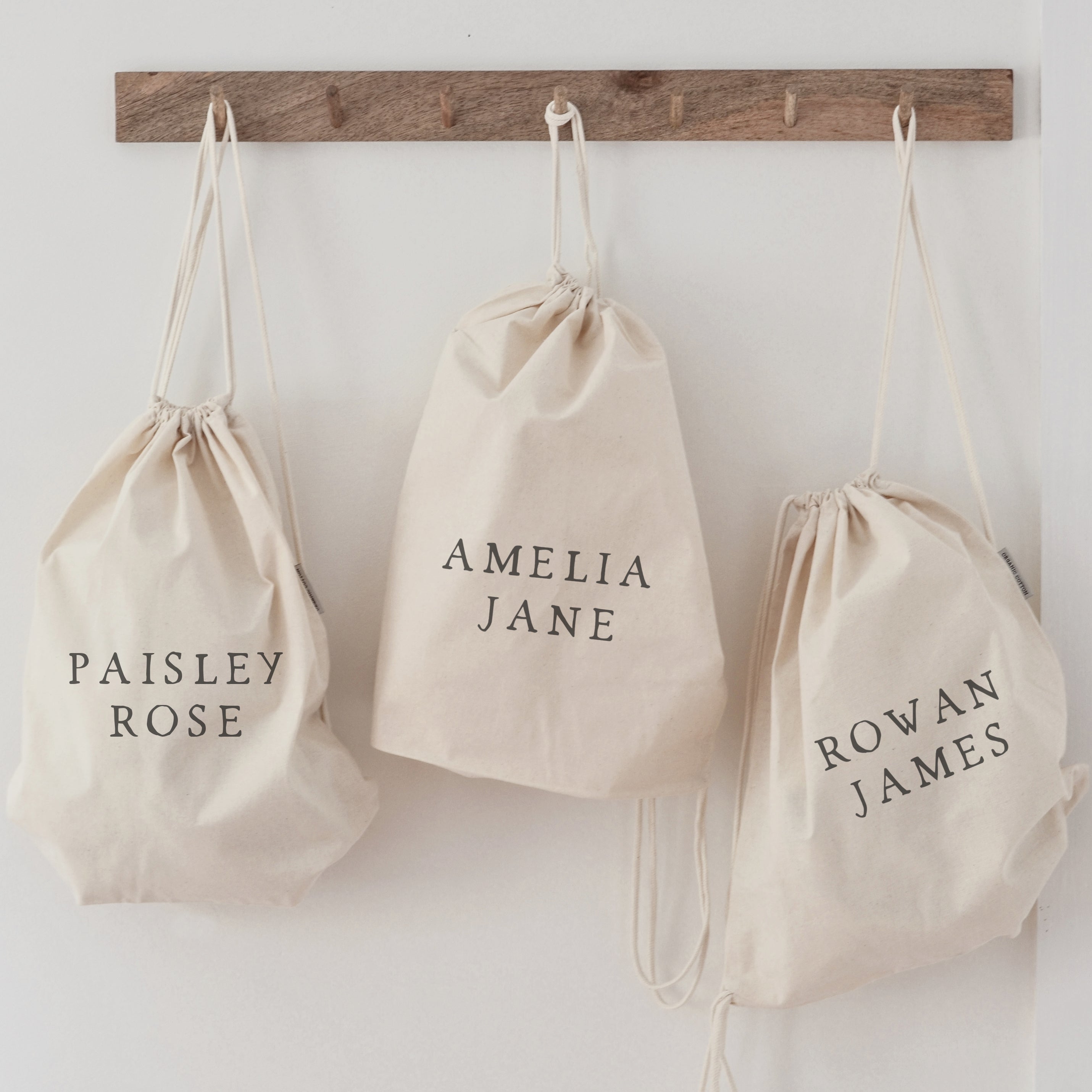 Personalized Drawstring Backpack - Aimee Weaver Designs