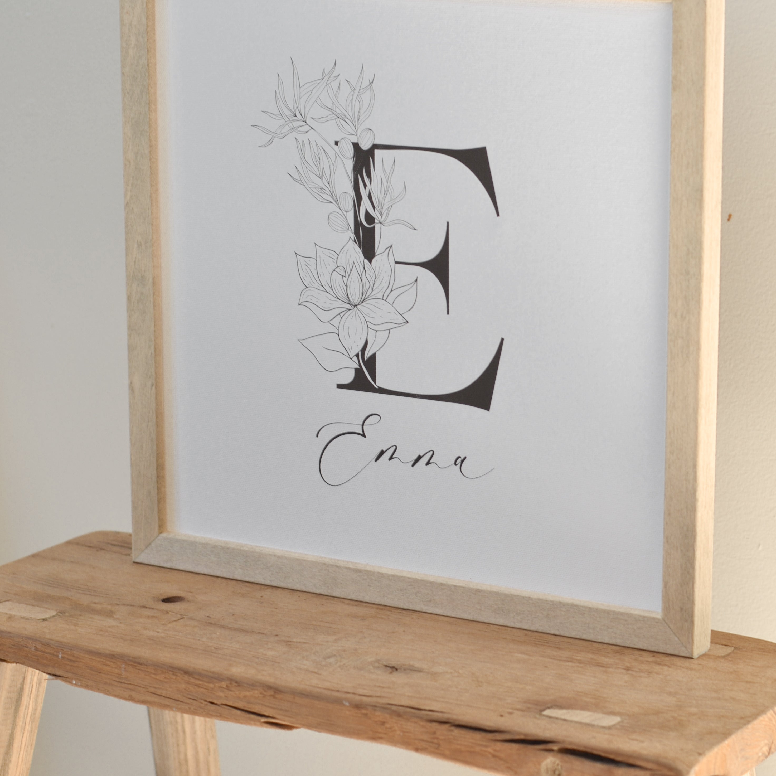 Personalized Initial Girls Sign - Aimee Weaver Designs