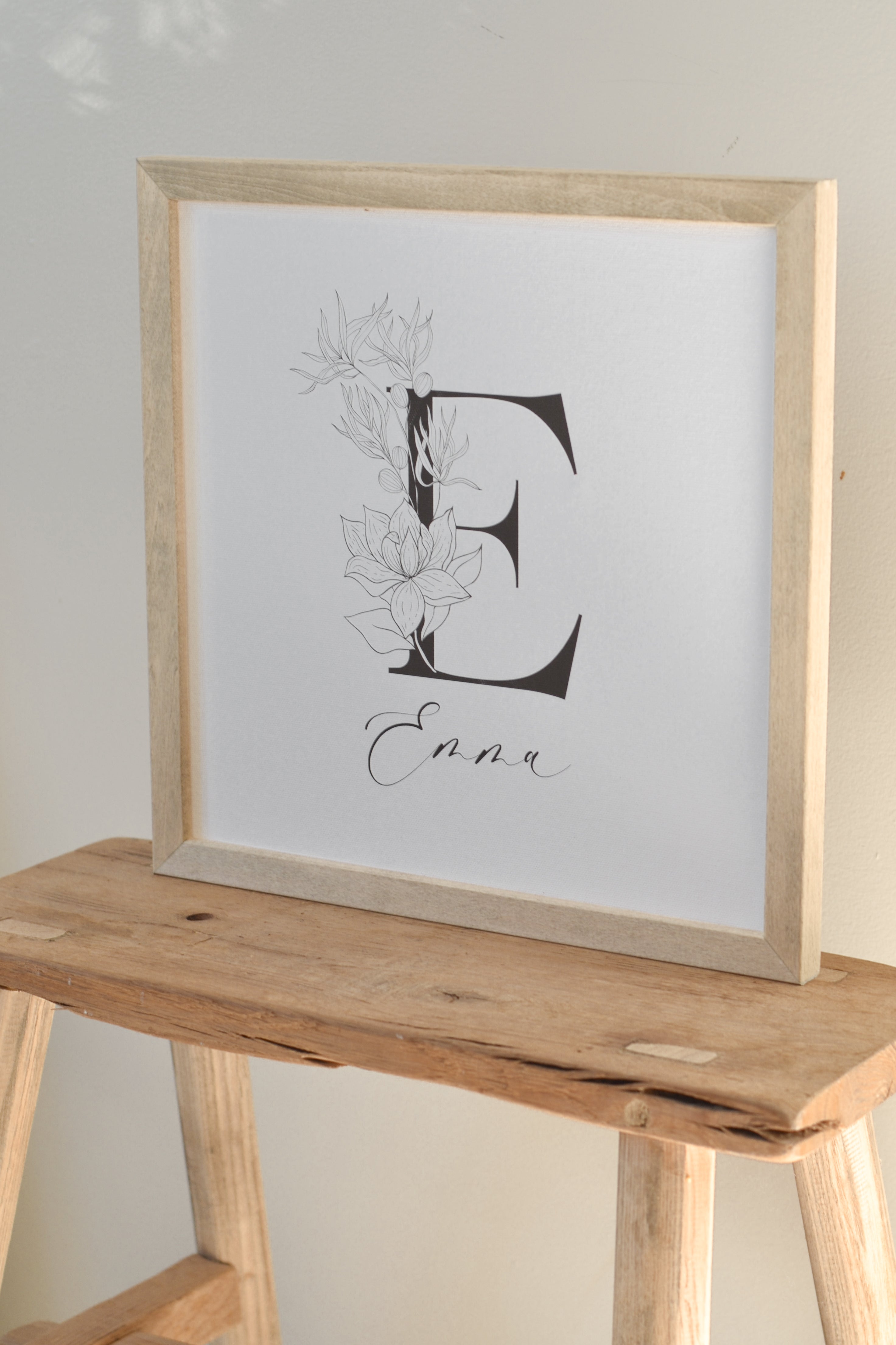 Personalized Initial Girls Sign - Aimee Weaver Designs