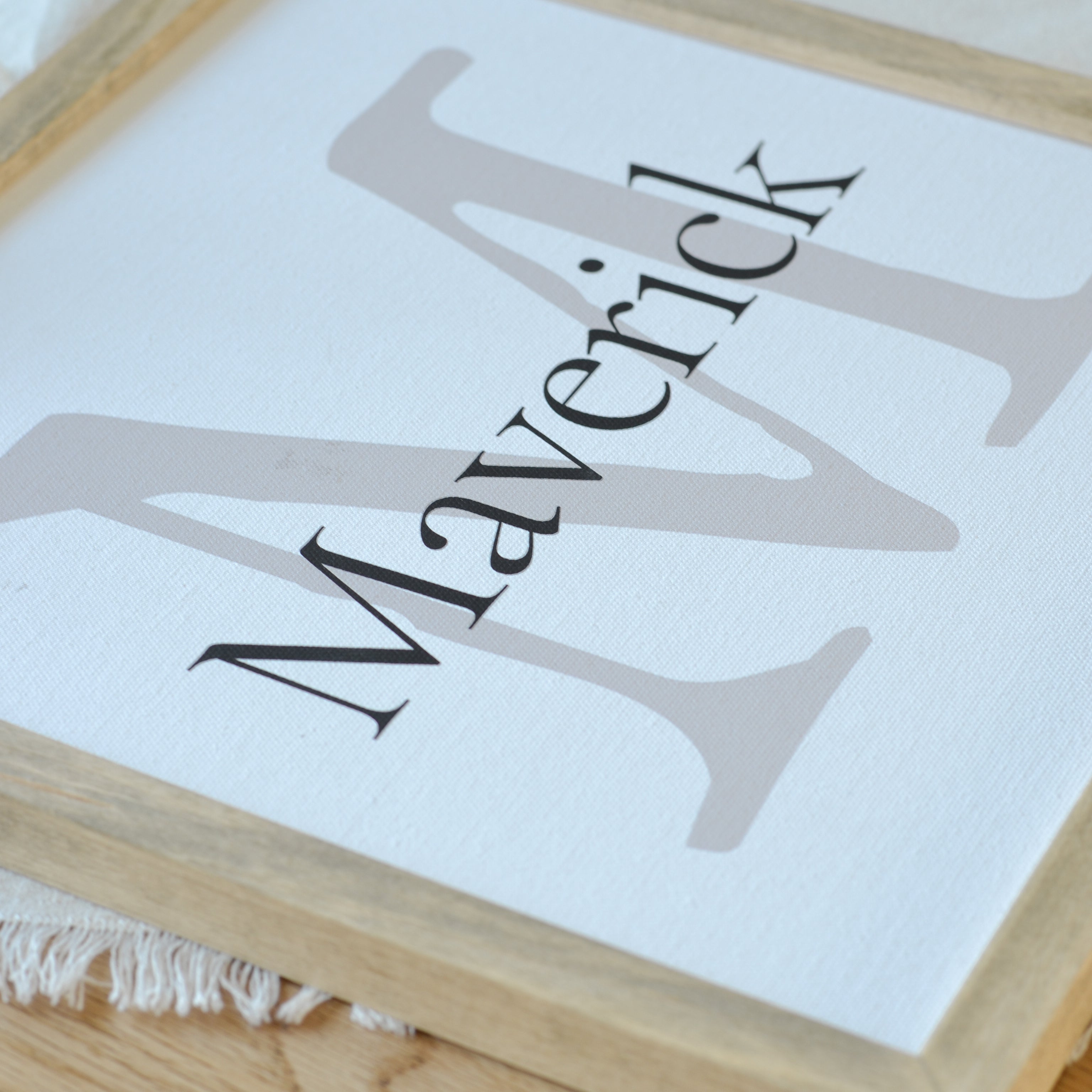 Personalized Initial Boys Sign - Aimee Weaver Designs