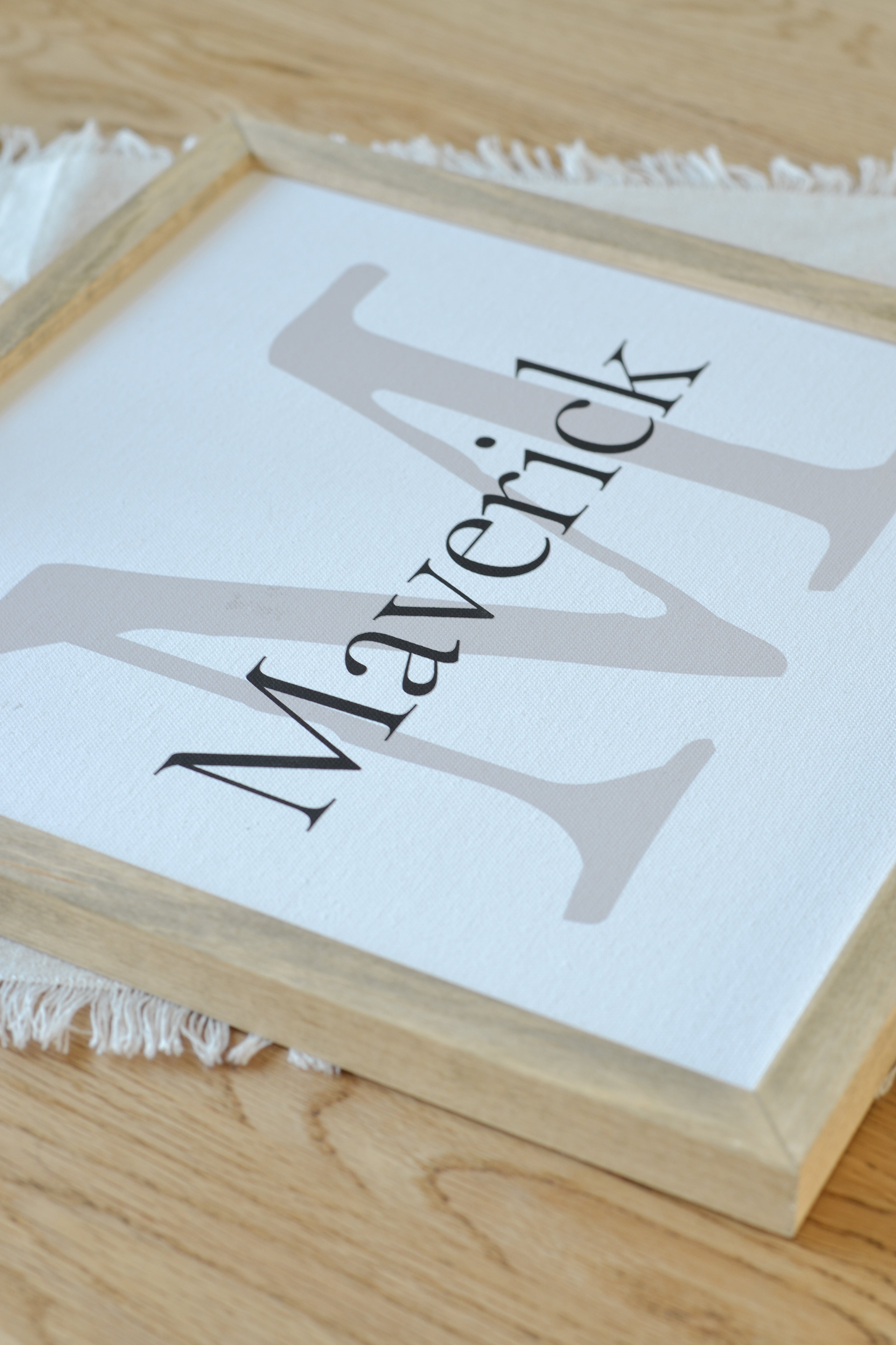 Personalized Initial Boys Sign - Aimee Weaver Designs