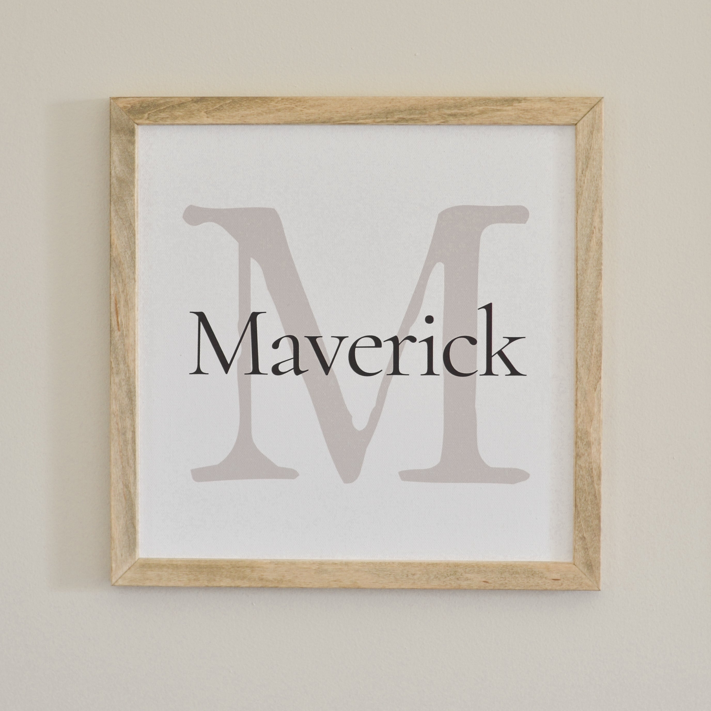 Personalized Initial Boys Sign - Aimee Weaver Designs