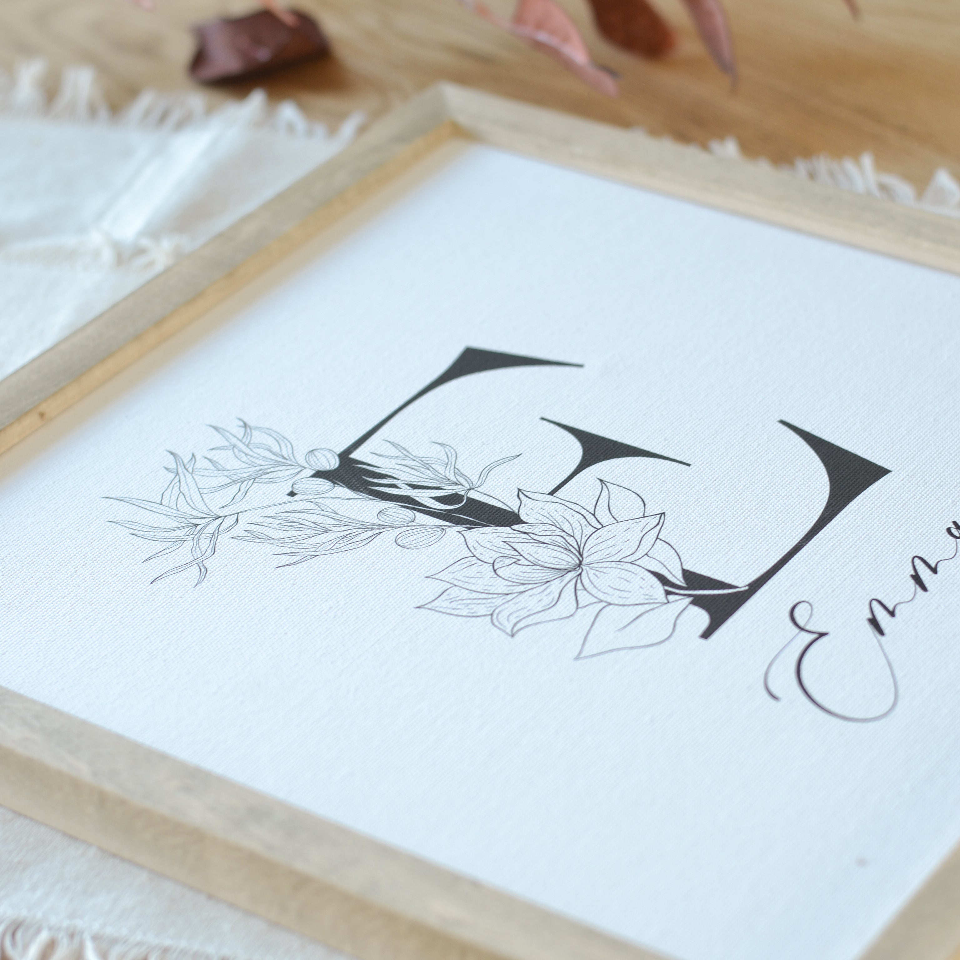 Personalized Initial Girls Sign - Aimee Weaver Designs