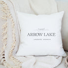 Personalized Lake Pillow - Aimee Weaver Designs