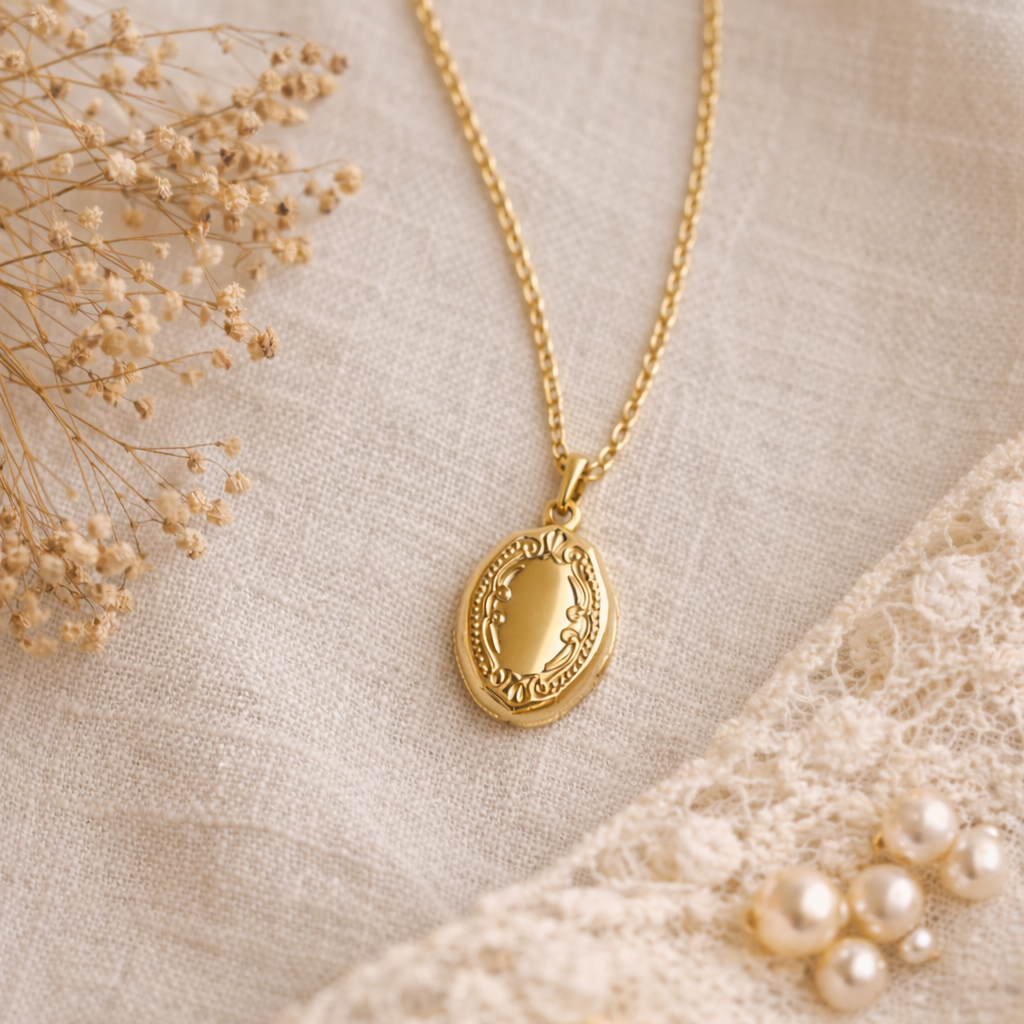 Grace Locket Necklace - Aimee Weaver Designs