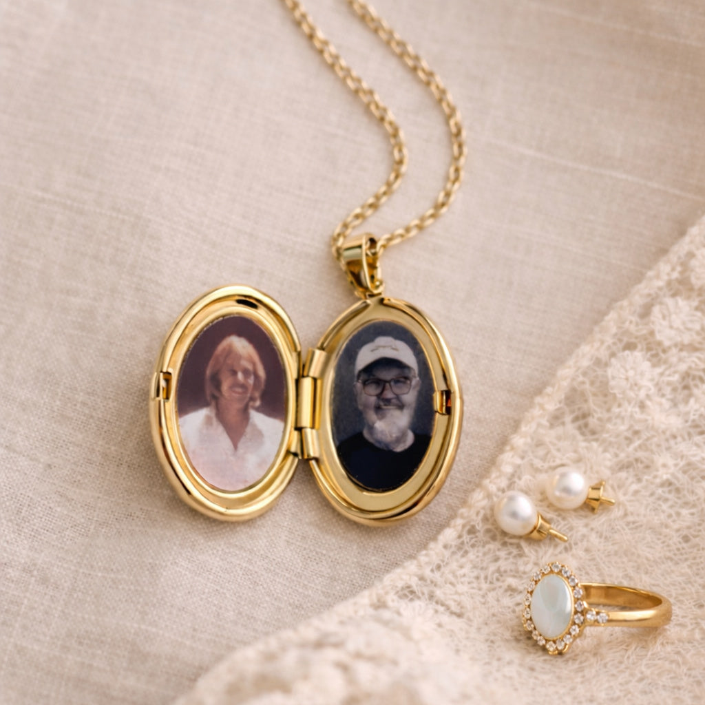 Grace Locket Necklace - Aimee Weaver Designs