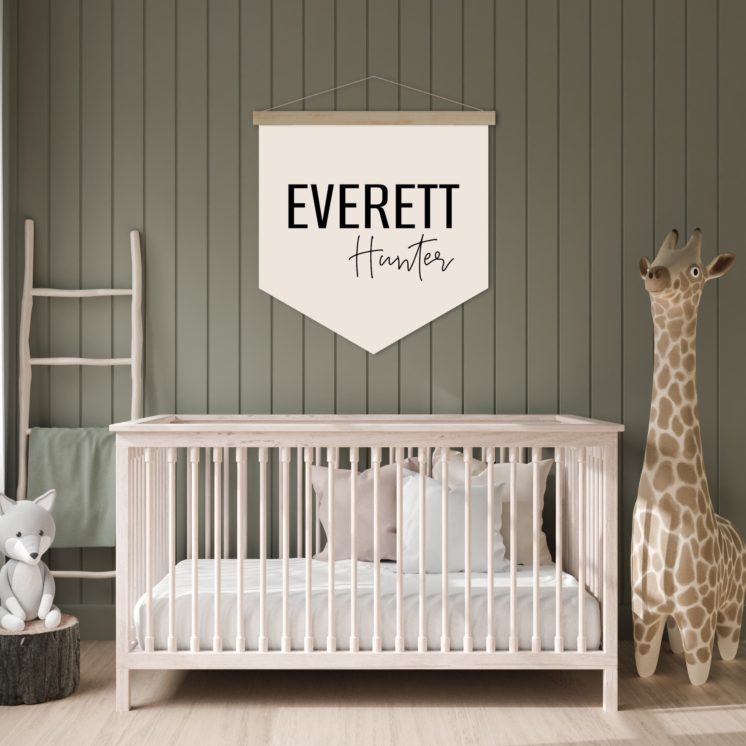 Personalized Nursery Name Sign - Aimee Weaver Designs