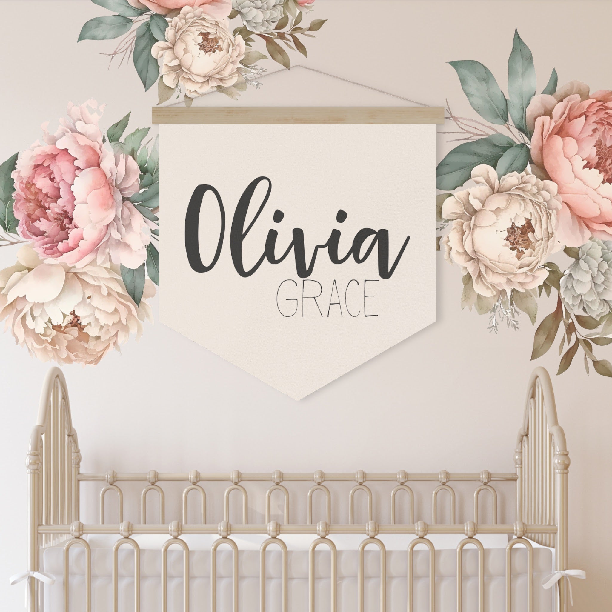 Personalized Nursery Name Sign - Aimee Weaver Designs