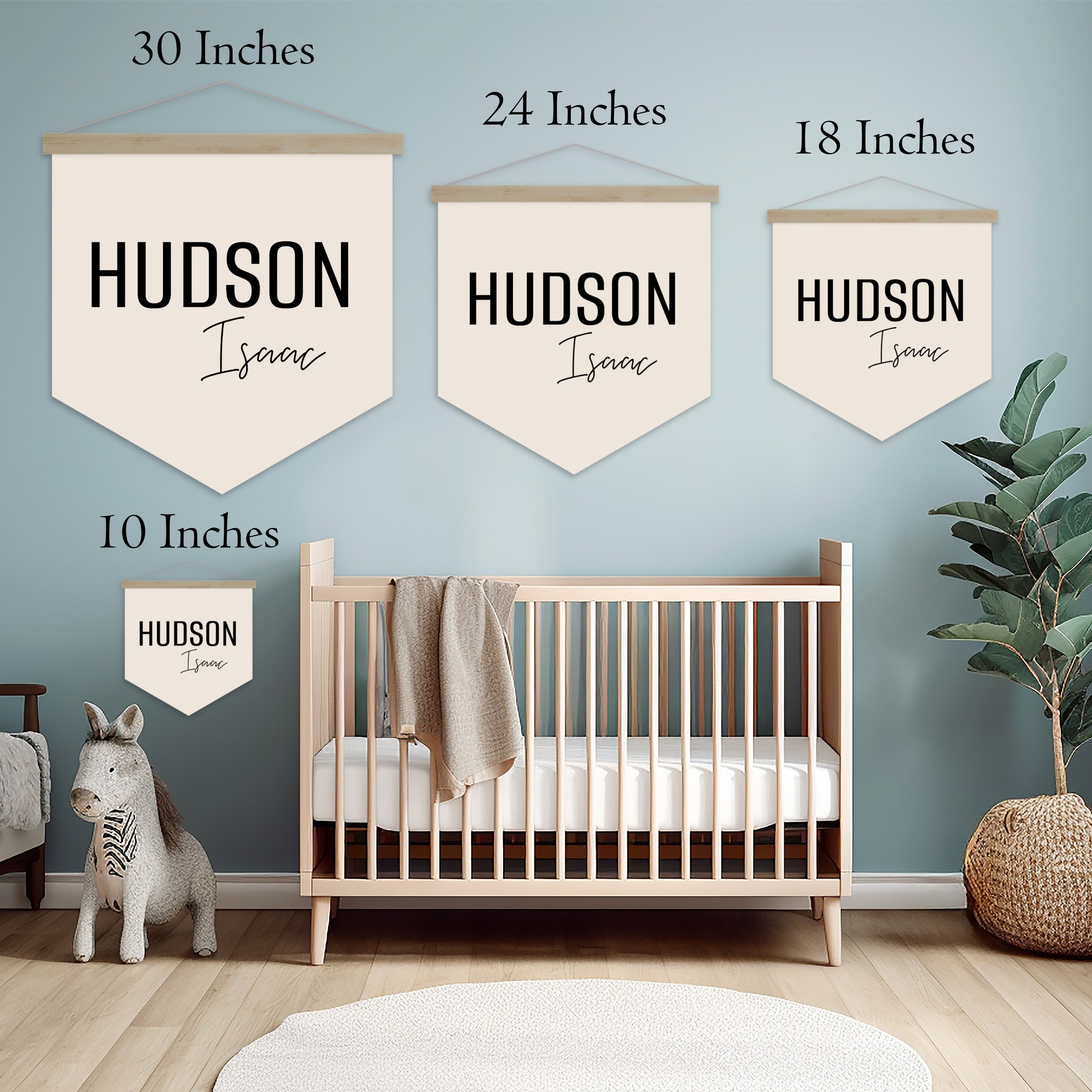 Personalized Nursery Name Sign - Aimee Weaver Designs