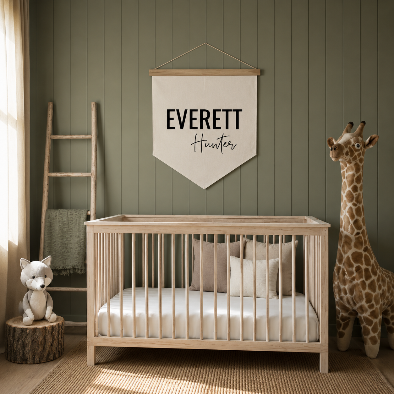 Personalized Nursery Name Sign - Aimee Weaver Designs