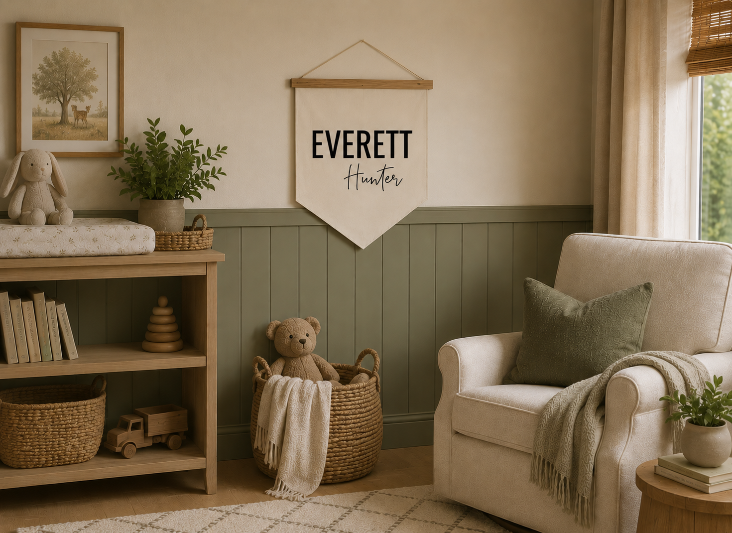 Personalized Nursery Name Sign - Aimee Weaver Designs