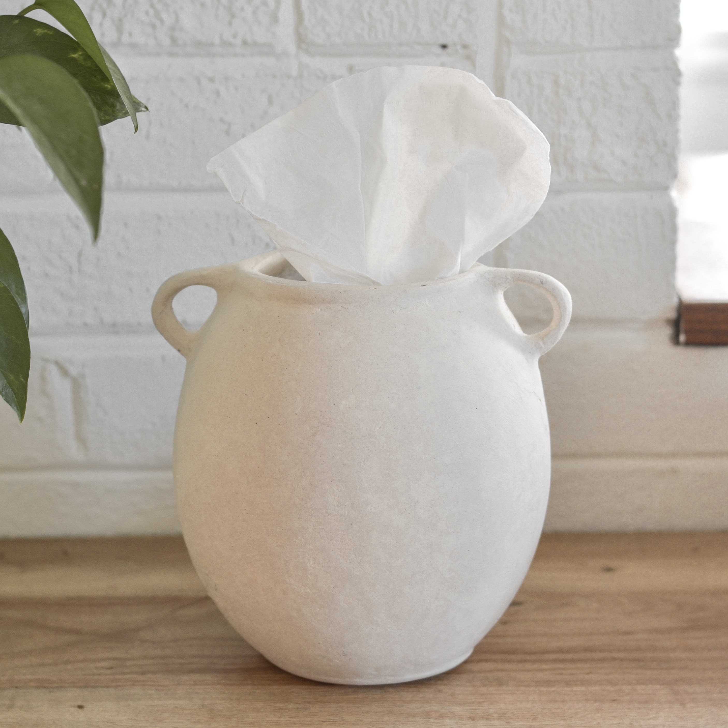 Olive Jar Tissue Holder - Aimee Weaver Designs