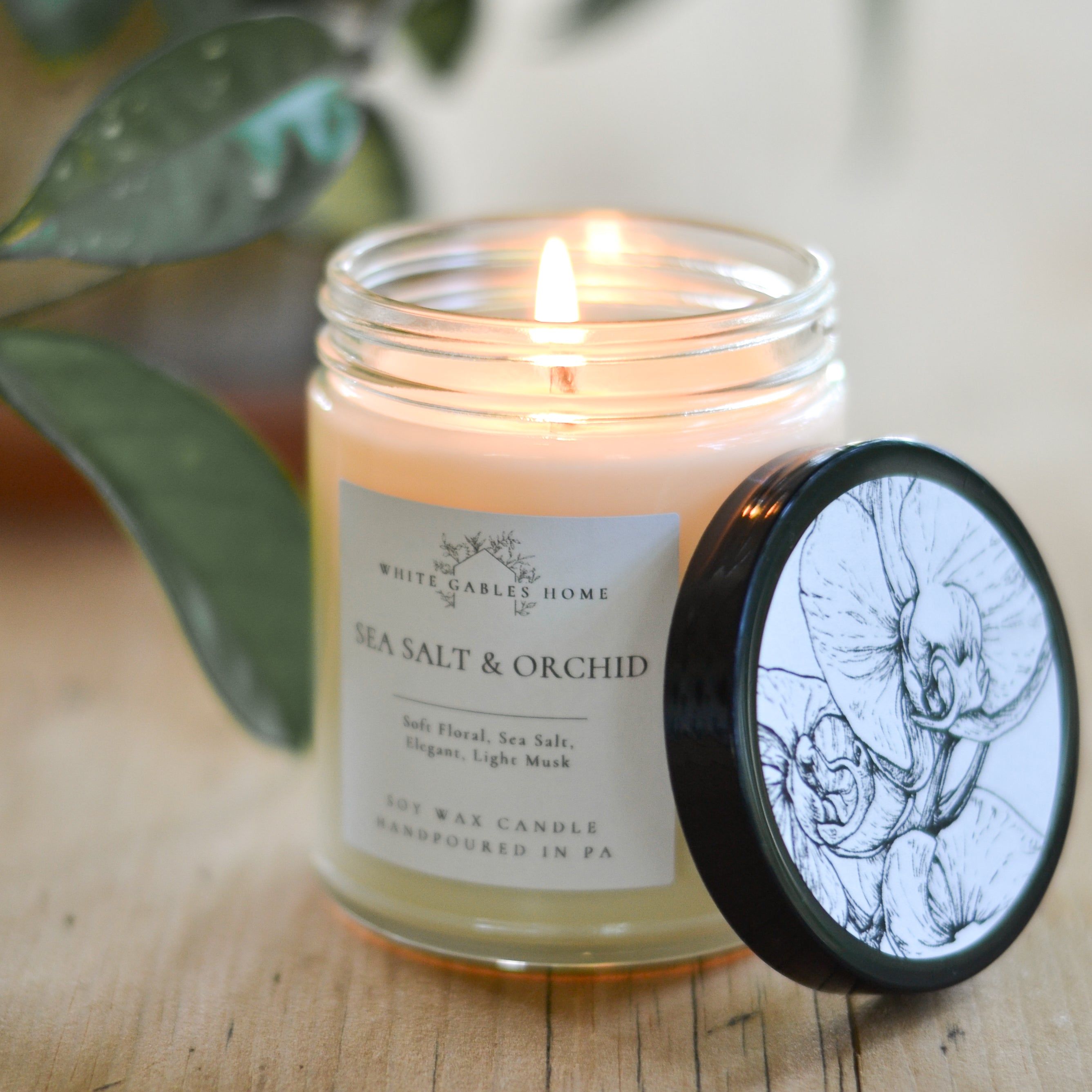 Sea Salt & Orchid Candle - Aimee Weaver Designs