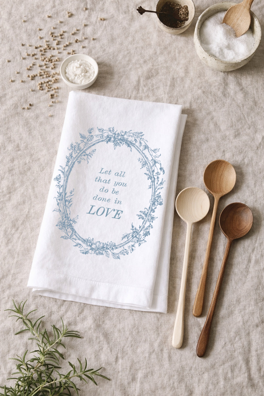 Let All You Do Tea Towel - Aimee Weaver Designs