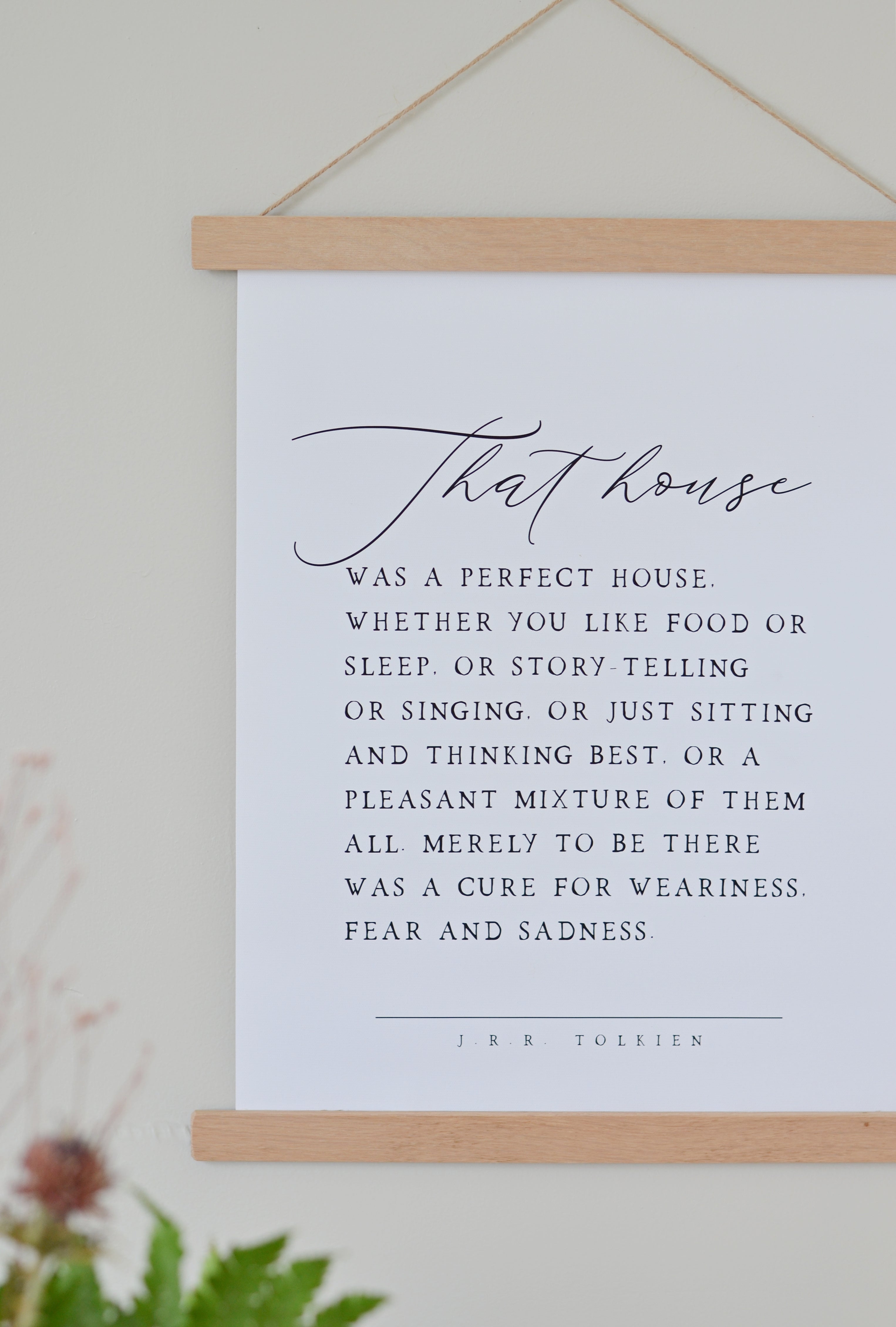 That House Was A Perfect House | Canvas Art - Aimee Weaver Designs