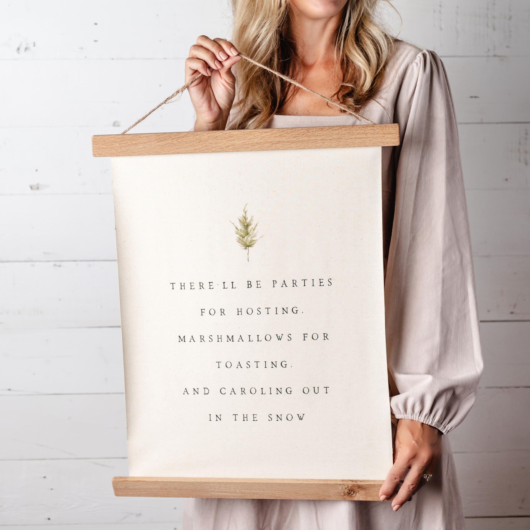 There'll Be Parties For Hosting Canvas Wall Hanging - Aimee Weaver Designs