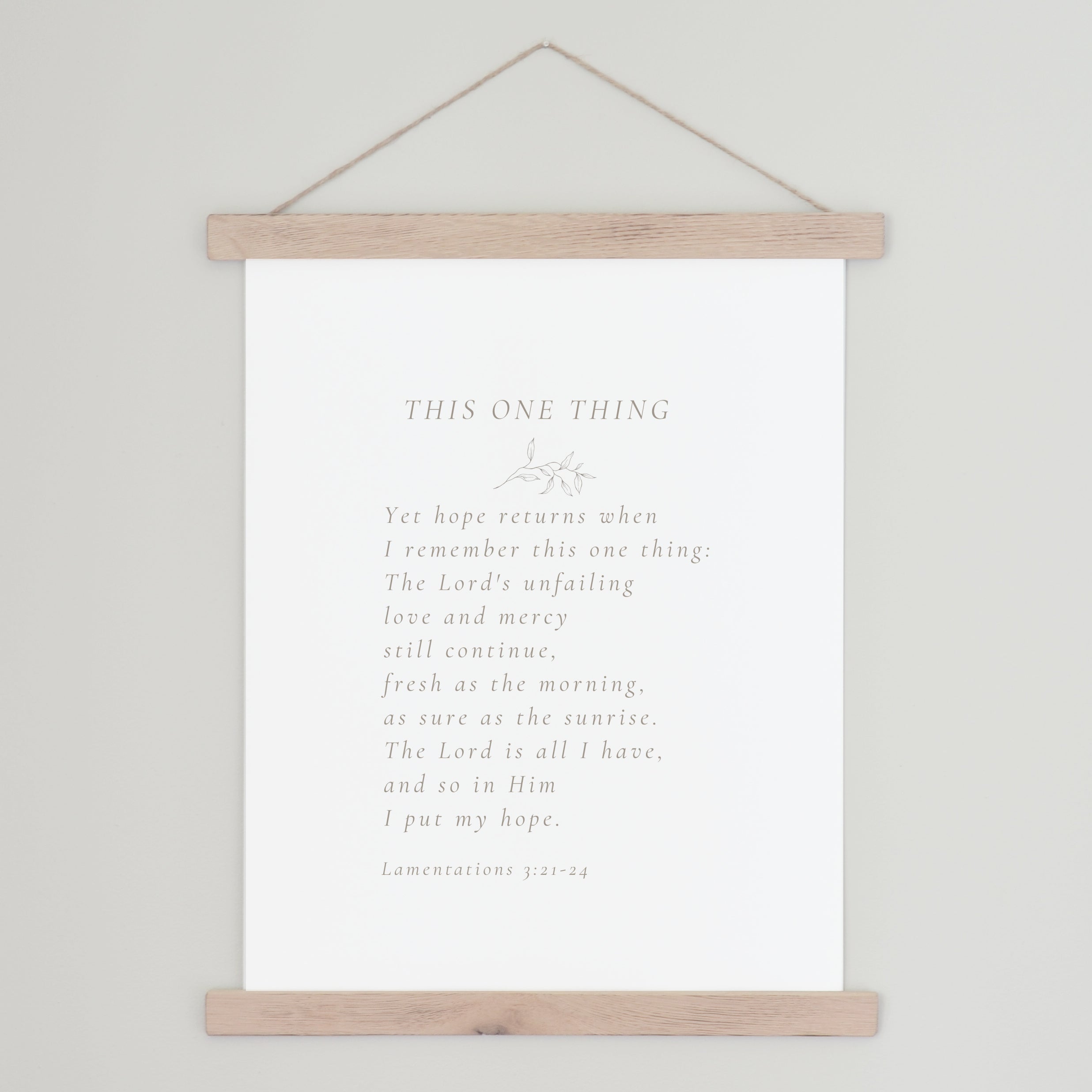 This One Thing Canvas Artwork - Aimee Weaver Designs