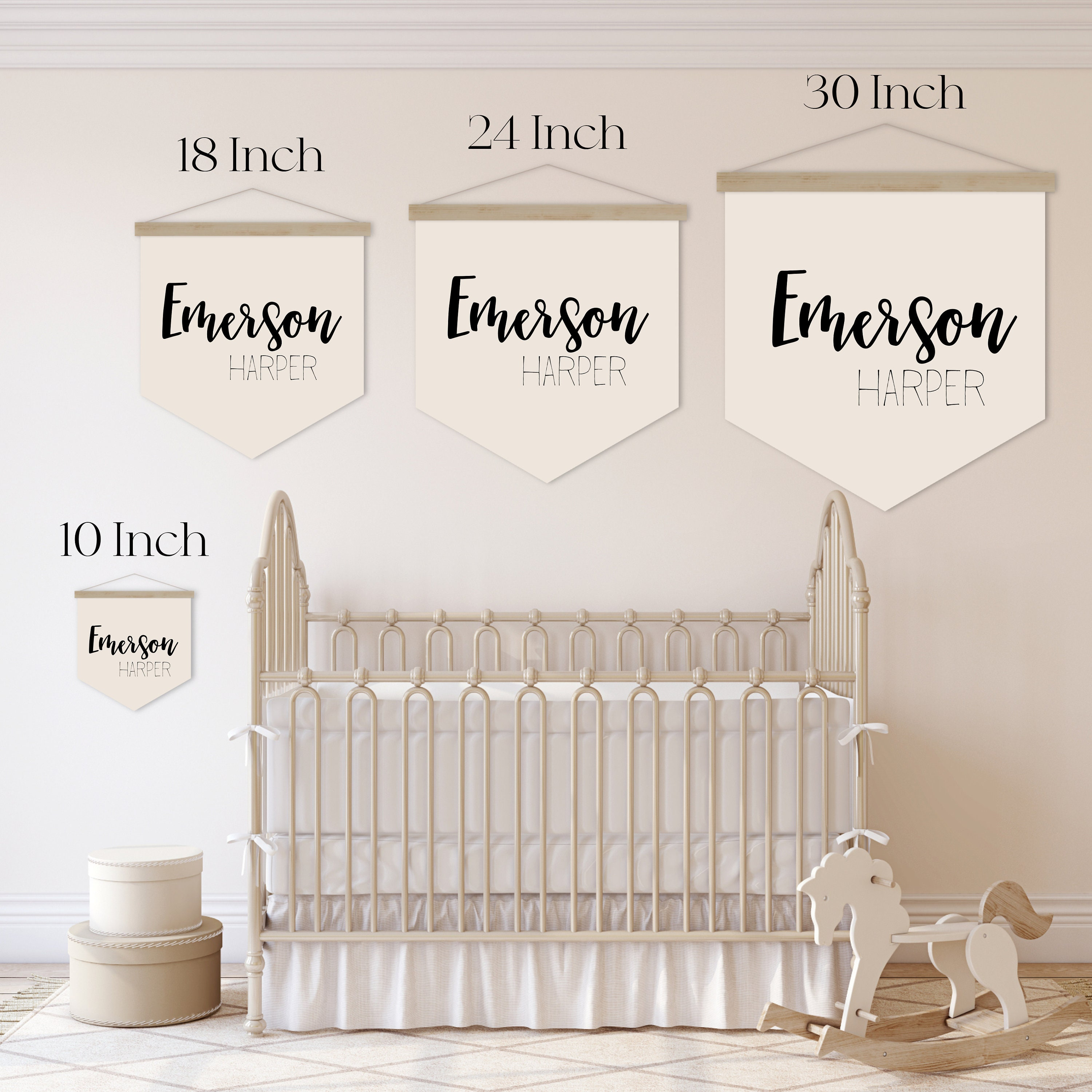 Personalized Nursery Name Sign - Aimee Weaver Designs