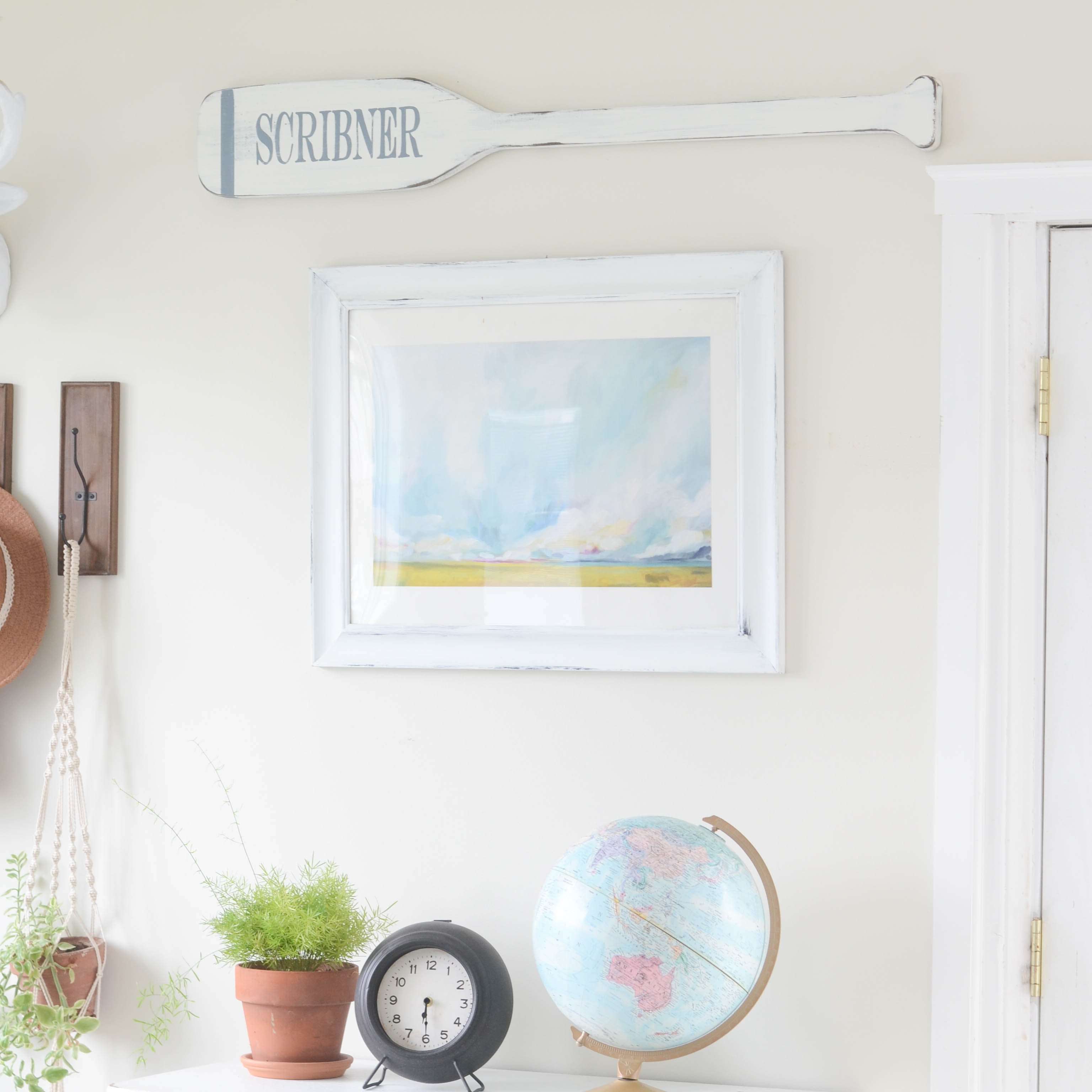 Personalized Wood Oar - Aimee Weaver Designs