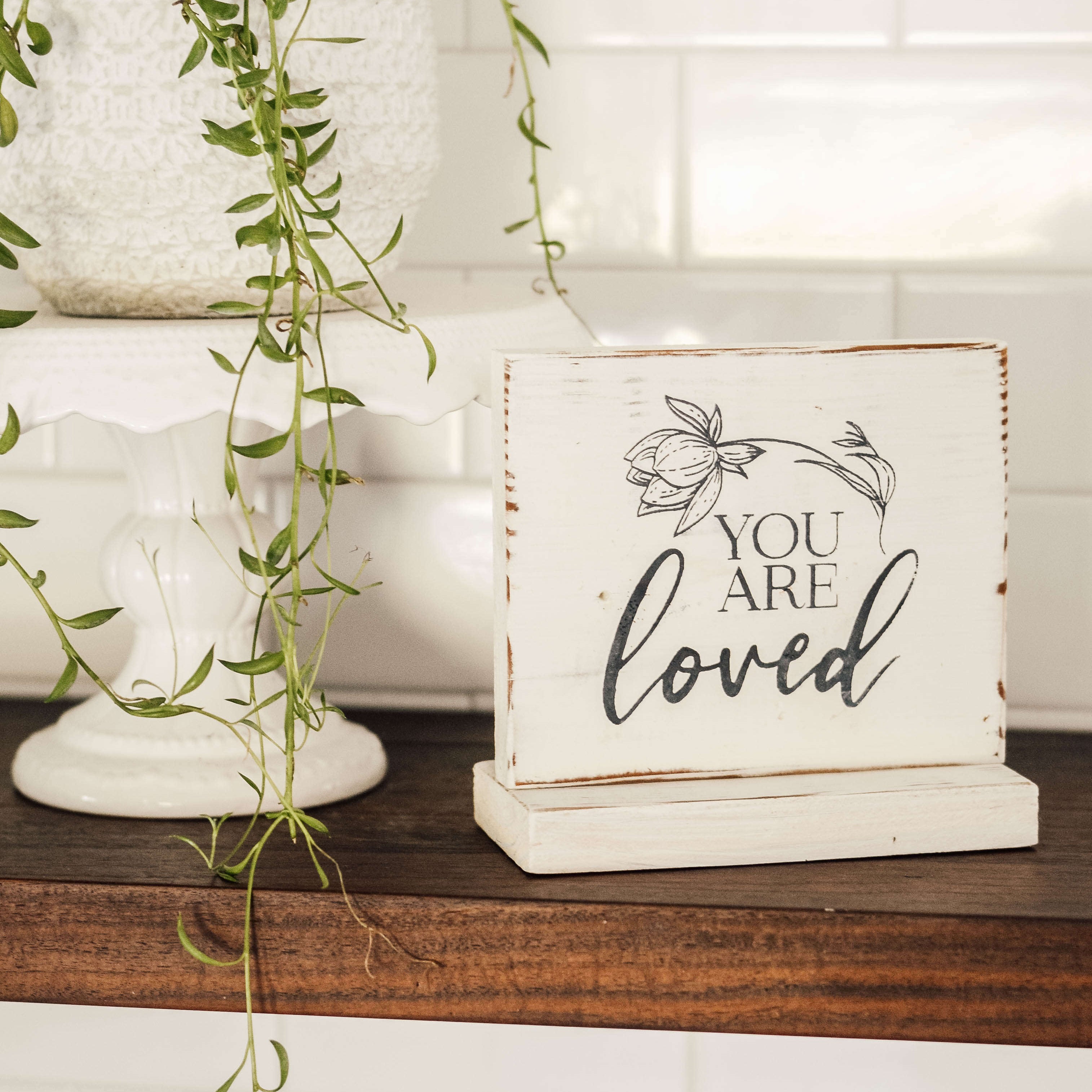 You Are Loved Mini Sign - Aimee Weaver Designs