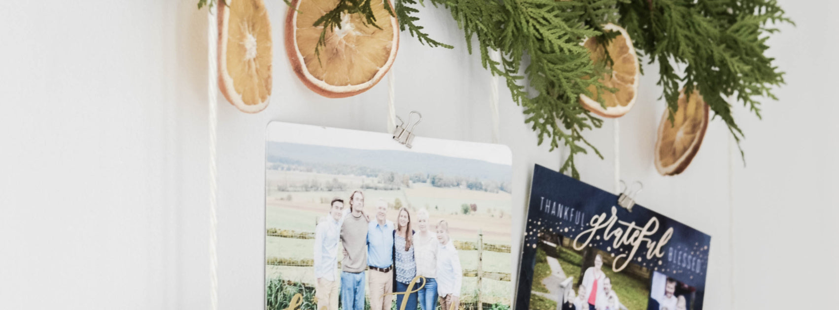 DIY Christmas Card Hanger