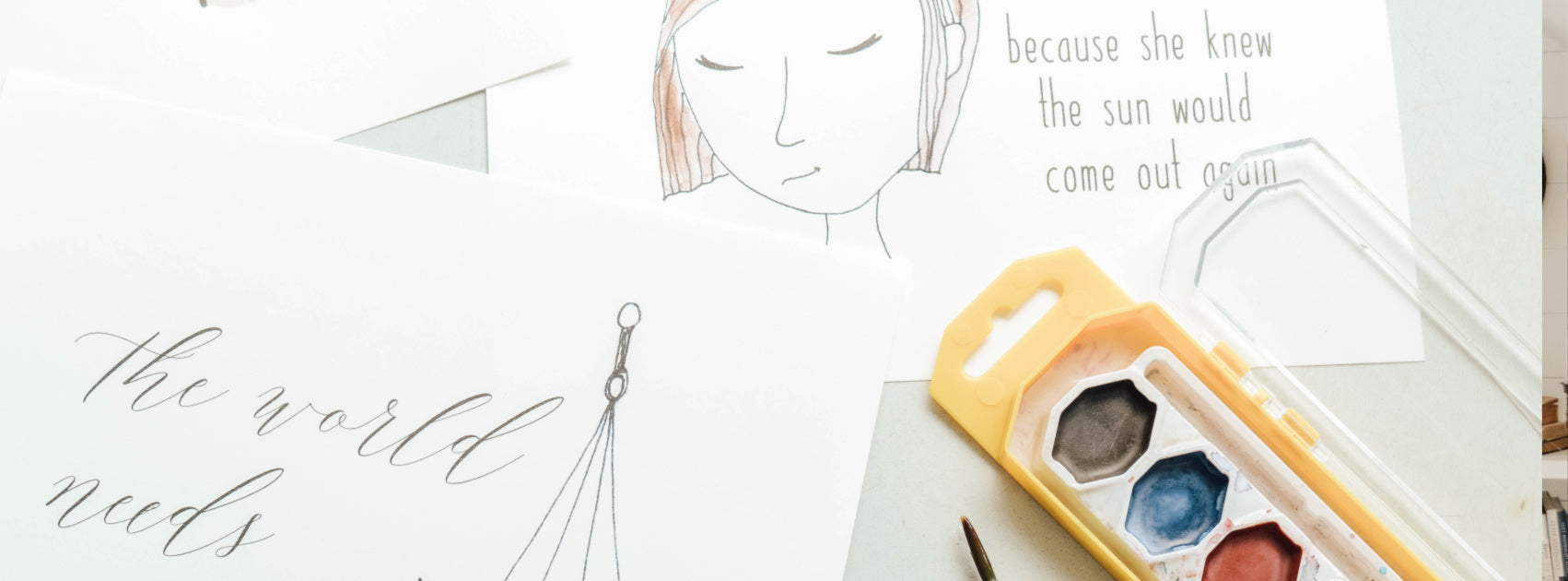 Free watercolor pages!