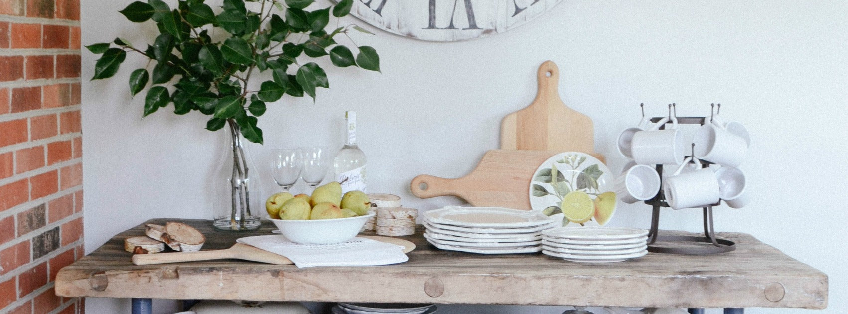 Buffet table makeover