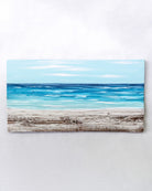 Ocean Reclaimed Wood Painting - Aimee Weaver Designs