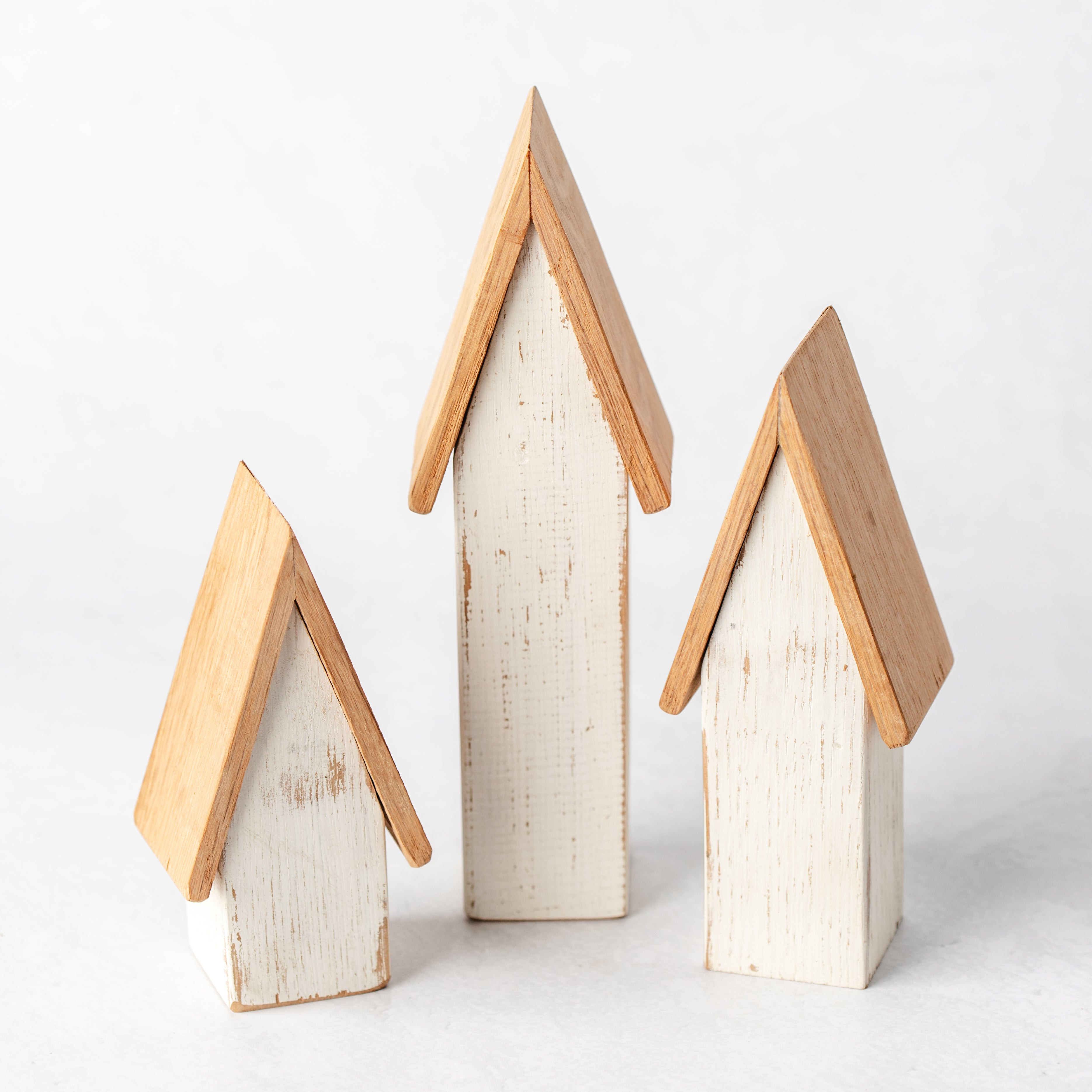 Wood Village Houses - Aimee Weaver Designs