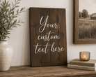 Custom Wood Sign - Aimee Weaver Designs