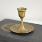 Aged Brass 3" Candle Holder - Aimee Weaver Designs